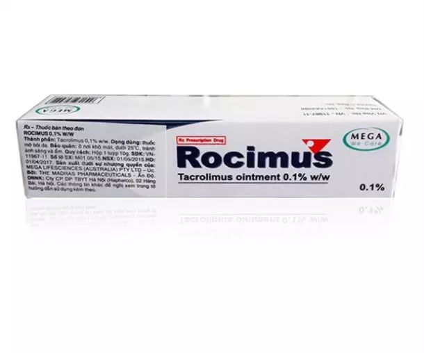 Rocimus 0.1%w/w (Tuýp 10g)
