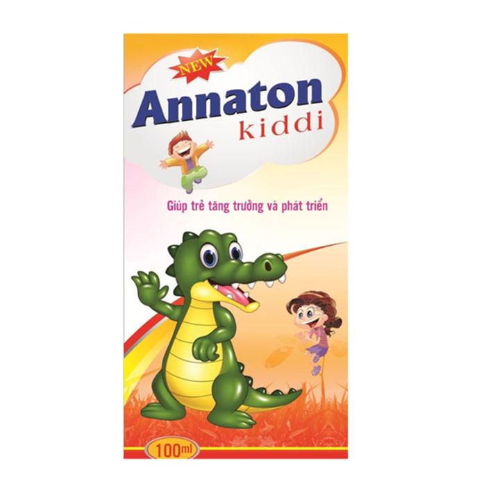 Siro hỗ trợ tăng trưởng và phát triển cho trẻ Annaton Kiddi (Hộp 1 chai 100ml)