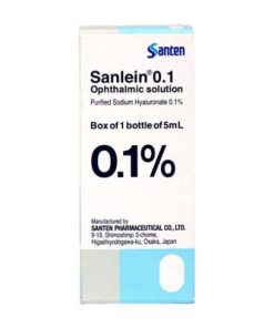 Dung dịch nhỏ mắt điều trị rối loạn biểu mô giác - kết mạc Sanlein Dry Eye 0.1% (5ml)