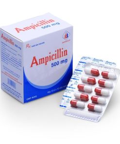 Ampicillin 500mg (Hộp 10 vỉ x 10 viên)