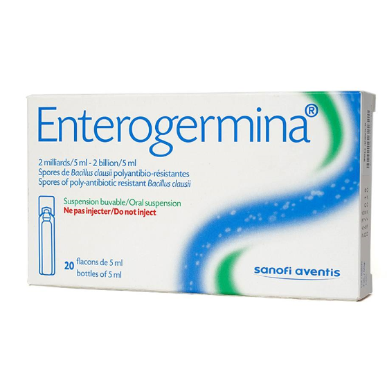 Thuốc hỗ trợ tiêu hóa Enterogermina (Hộp 20 ống)