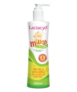 Sữa tắm gội cho bé Lactacyd Milky (500ml)
