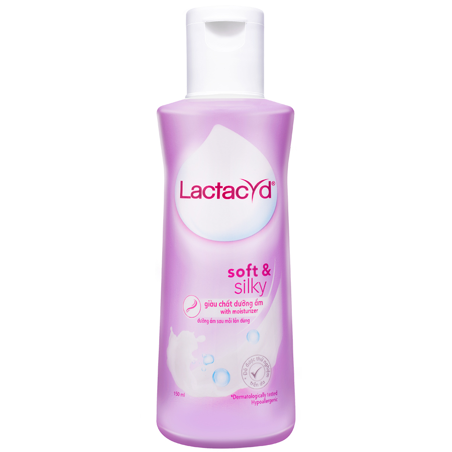 Dung dịch vệ sinh phụ nữ Lactacyd Soft & Silky (150ml)