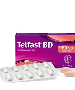 Telfast BD 60mg (1 vỉ x 10 viên/hộp)