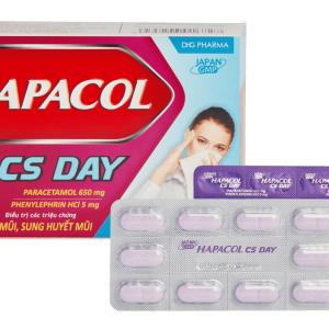 Hapacol CS Day (Hộp 10 vỉ x 10 viên)
