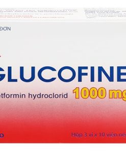 Glucofine 1000mg (3 vỉ x 10 viên/hộp)