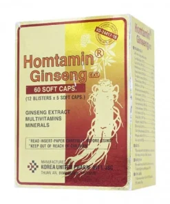 Homtamin Ginseng Gold (12Vi x 5Vien)
