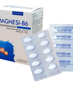Magnesi B6 (Hộp 10 vỉ x 10 viên)