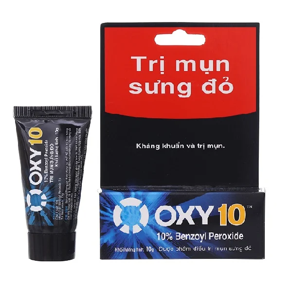 Kem trị mụn bọc và mụn sưng đỏ Oxy 10 (10g)