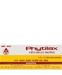 Phytilax (3 vỉ x 10 viên/hộp)