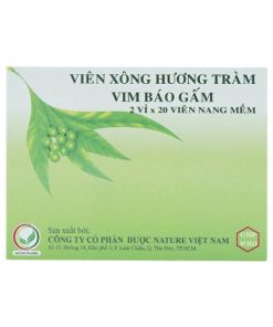 Viên xông hương tràm Vim Báo Gấm (2 vỉ x 20 viên/hộp)
