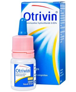 Thuốc nhỏ mũi Otrivin 0.05% GSK điều trị nghẹt mũi, sung huyết mũi họng (10ml)