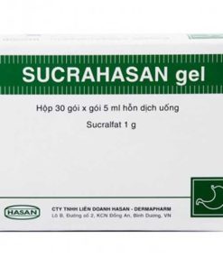 Hỗn dịch uống Sucrahasan Gel Hasan điều trị loét dạ dày, tá tràng (30 gói x 5ml)