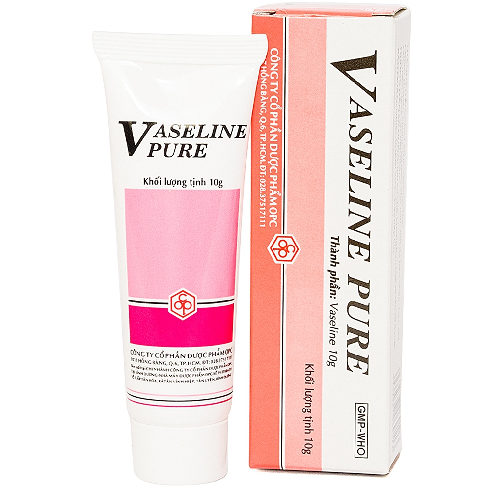 Kem Vaseline Pure OPC phòng nứt môi,khô môi (10g)