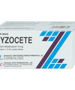 Thuốc Zyzocete Thephaco giảm triệu chứng viêm mũi dị ứng, mày đay (10 vỉ x 10 viên)