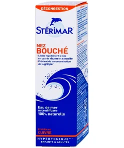 Dung dịch xịt mũi Stérimar Nez Bouché Blocked Nose 50ml làm sạch, loại bỏ bụi bẩn dành cho trẻ từ 3 tuổi - người lớn