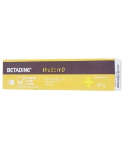 Thuốc dùng ngoài Betadine Ointment 10% sát trùng da bị nhiễm trùng (tuýp 40g)