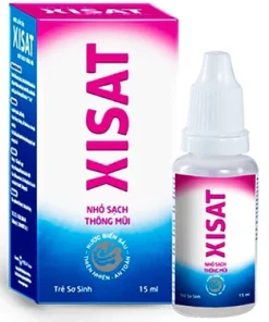 Nước biển sâu Xisat nhỏ sạch thông mũi cho trẻ sơ sinh (15ml)