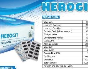 Viên uống bổ mắt Herogit Vision – Hộp 30 viên