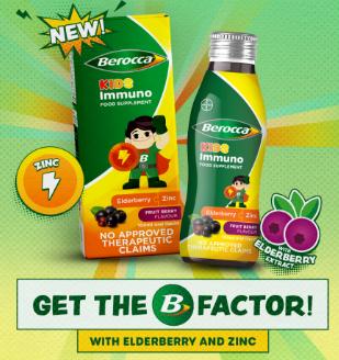 Berocca Kids Immuno lọ 100ml Bayer