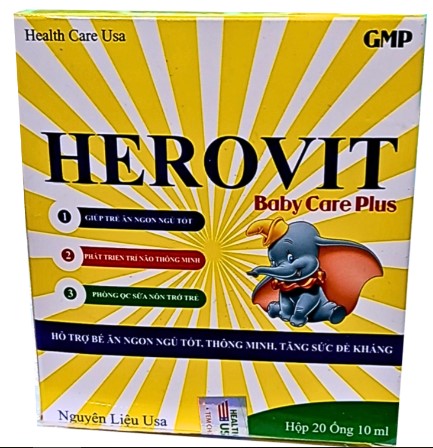 Herovit Baby Care Plus Usa (H/20 ống/10ml)