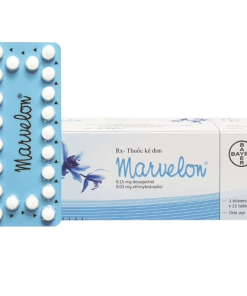 Viên nén Marvelon 0,15mg/0,03mg thuốc tránh thai hàng ngày (1 vỉ x 21 viên)