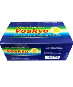 Thực phẩm bảo vệ sức khỏe viên giải rượu Voskyo-3 Extra (6 viên)