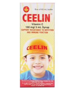Siro Ceelin United bổ sung vitamin C, tăng cường sức đề kháng (60ml)