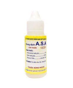 Dung Dịch ASA - Cồn A.S.A Nam Việt - Hắc Lào Nấm Da Lác Lang Ben Chai 18ml