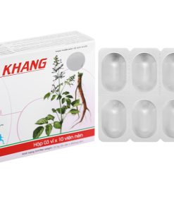 Viên uống Ích Tâm Khang Hồng Bàng hỗ trợ giảm triệu chứng khó thở, phù do suy tim (3 vỉ x 10 viên)