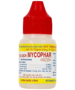 Dung dịch bôi da Mycophar 12ml Nam Việt dùng cho nấm da, lác, lang ben