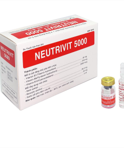 Bột pha tiêm Neutrivit 5000 Bidiphar điều trị viêm thần kinh (4 cặp)