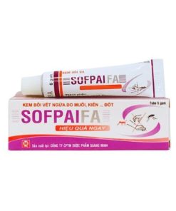 Kem bôi vết ngứa do muỗi, kiến đốt Sofpaifa hộp 1 tuýp 5g