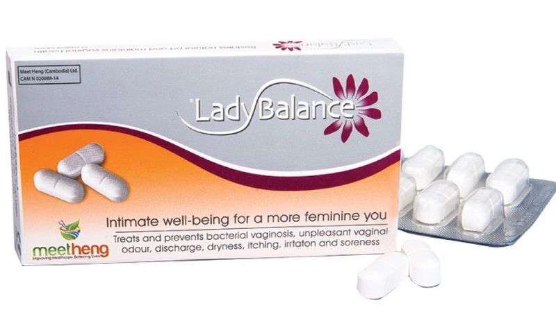 Viên đặt âm đạo LadyBalance giảm khí hư và ngứa rát, đau nhức âm đạo (1 vỉ x 12 viên)