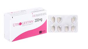Viên nang Utrogestan 200mg điều trị rối loạn chức năng tử cung, phòng sảy thai (1 vỉ x 15 viên)