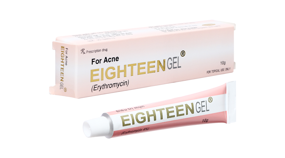 Gel Eighteen Phil điều trị tại chỗ mụn trứng cá (10g)