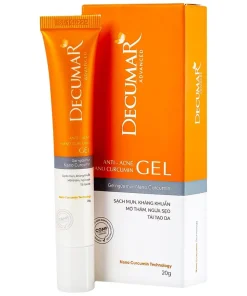 Gel dưỡng da DECUMAR Advanced hỗ trợ ngừa mụn, hỗ trợ làm mờ sẹo (Tuýp 20g)