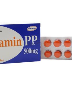 Thuốc Vitamin PP 500mg Mekophar điều trị bệnh pellagra (10 vỉ x 10 viên)