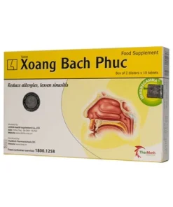 Viên uống Xoang Bach Phuc Thái Minh hỗ trợ giảm triệu chứng viêm xoang (2 vỉ x 10 viên)
