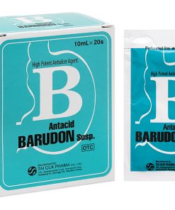 Hỗn dịch Barudon Susp Clesstra giảm đau nhanh trong viêm dạ dày, loét dạ dày - tá tràng (20 gói x 10ml)