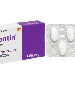 Augmentin 625mg trị nhiễm khuẩn do vi khuẩn nhạy cảm (2 vỉ x 7 viên)