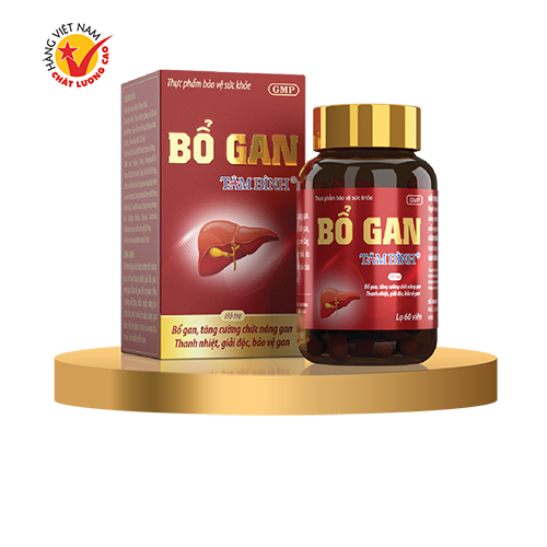 Viên uống Bổ gan Tâm Bình tăng cường chức năng gan, thanh nhiệt, giải độc (60 viên)