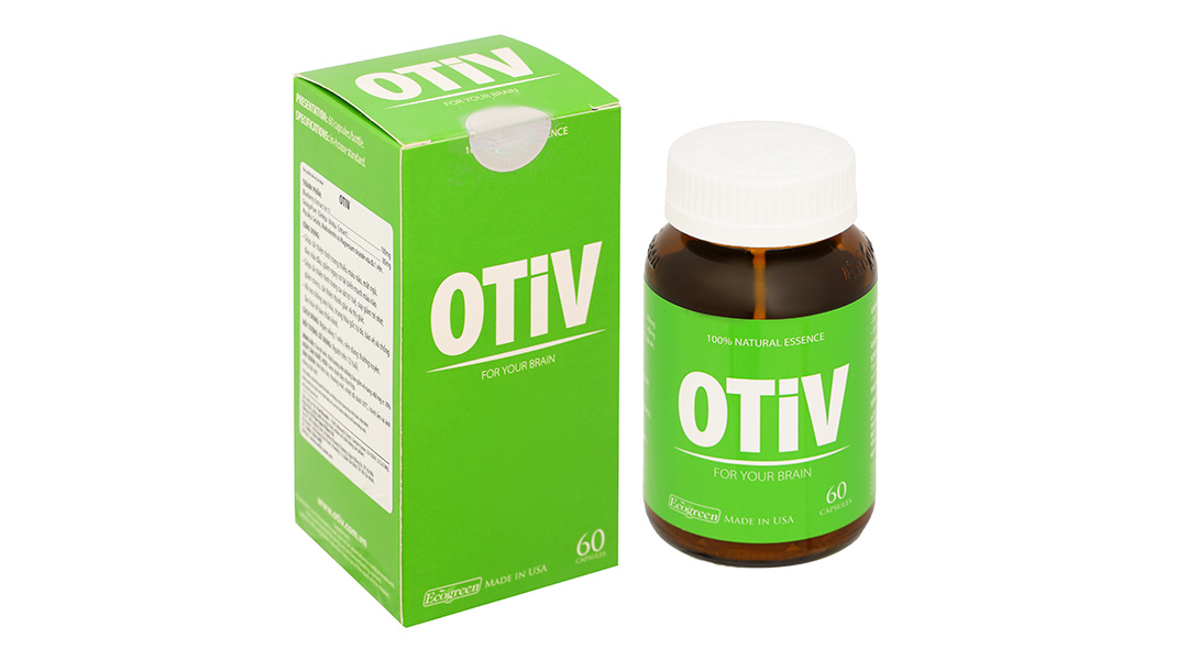 Otiv giúp cải thiện tình trạng thiếu máu não, mất ngủ hộp 60 viênc