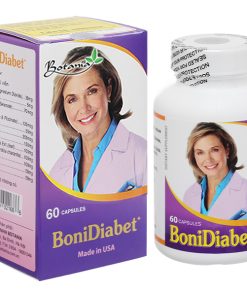 Viên uống BoniDiabet Botania hỗ trợ điều trị bệnh tiểu đường, làm giảm glucose máu (60 viên)