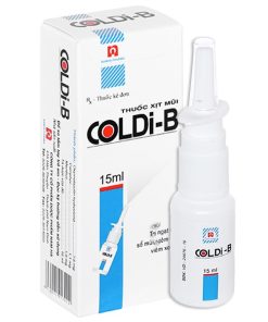 Thuốc xịt mũi Coldi-B trị viêm xoang, viêm mũi, nghẹt mũi, sổ mũi, hắt hơi (chai 15ml)
