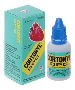 Thuốc nước Cortonyl OPC chỉ định trợ tim, ngất do suy tim, mất ngủ, lao lực (25ml)
