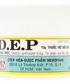 Thuốc mỡ bôi da D.E.P Mekophar điều trị ghẻ ngứa (10g)