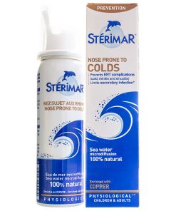 Dung dịch xịt mũi STERIMAR Nose Prone to Colds hỗ trợ trị viêm mũi nhiễm khuẩn (Chai 50ml)