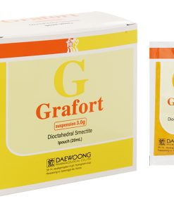 Hỗn dịch uống Grafort 3g trị trào ngược dạ dày, thực quản và tiêu chảy (20 gói x 20ml)