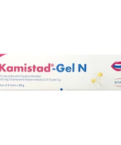 Gel Kamistad - Gel N trị viêm, đau ở niêm mạc miệng và môi (tuýp 10g)